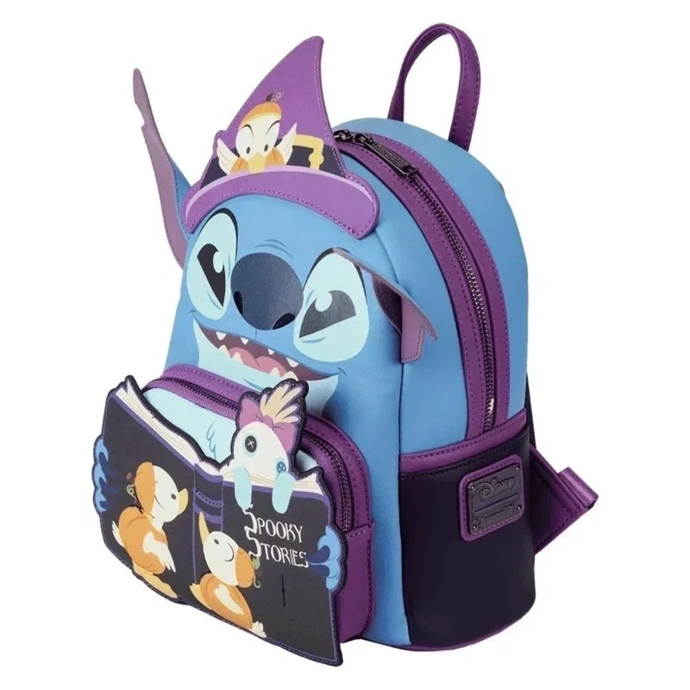 Loungefly Disney Stitch Spooky‎ Stories Halloween Glow Mini Backpack Exclusive